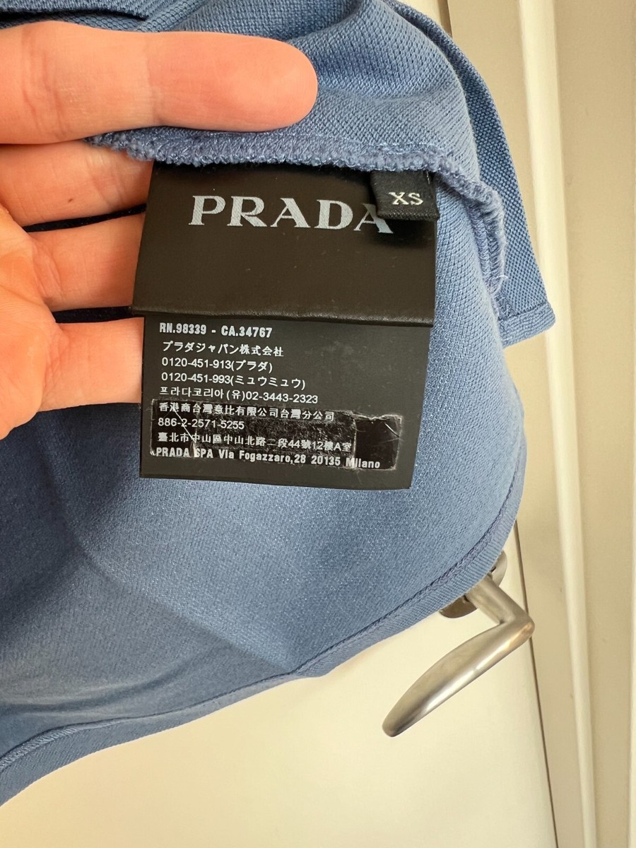 Prada polo shirt blue XS | eBay