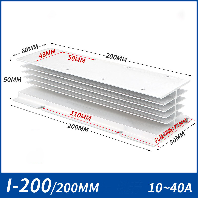 Aluminum Heatsink CPU Heat Sink Radiator Cooling Fin Power Module Heat