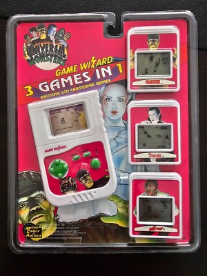 Game Wizard UNIVERSAL MONSTERS MGA Ultra Rare 3-1 Handheld Lot 6 Stück in Box