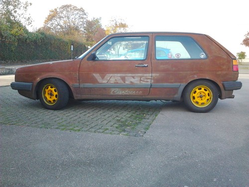 90er VW Golf 2 RP 90PS Automatik Rusty Vans Ratlook an Bastler Schrauber