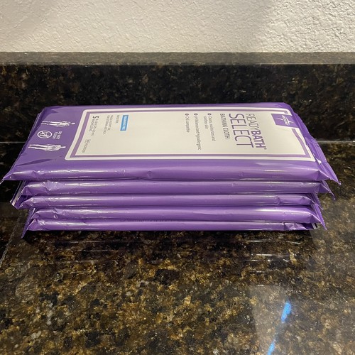 5 Medline ReadyBath Select Bathing Cloth 5 Washcloths Per Pack Hypoallergenic - Picture 5 of 5