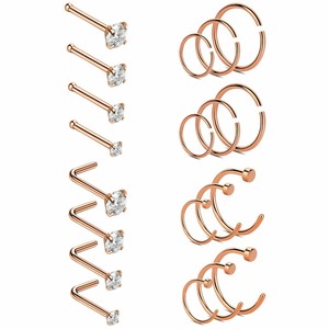 20PC-Stainless-Steel-L-Shaped-Nose-Hoop-Ring-Stud-Cartilage-Tragus-Ear-Piercing