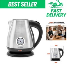 Bouilloire électrique rétro 1,7 L 2200 W huslog thermomètre