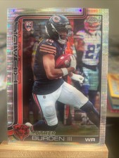 2025 Topps Chrome Luther Burden III Rookie Pulsar Bears First Topps Licensed
