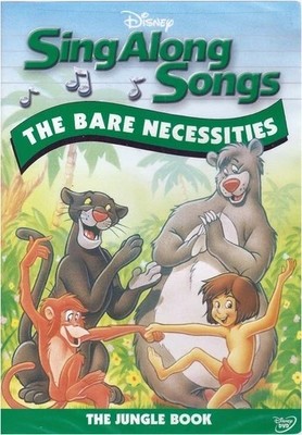 Sing-Along Songs - The Bare Necessities [DVD] RARE - Very Good - Guaranteed to P