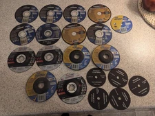 Lot of Assorted Grinding Cut Off Wheels Different Sizes And Brand ALL NEW