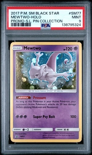 Mewtwo - Pokemon SM Promos #SM77 PSA 9.0