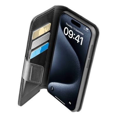 Cellular Line Bookag2iph15pro IPhone Book Agenda 15 Pro Black