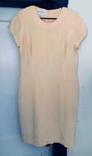 Jones New York Women’s Size 10 100% Silk Sheath Dress – Fully Lined