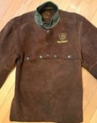 Vtg. Tiĺlman Leather Welding Jacket 5221 L with Removeable Apron 5114