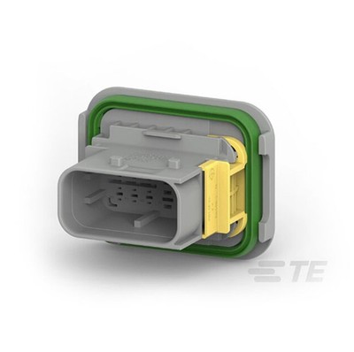 TE HDSCS 10-Pin Hybrid Tab Housing Panel Mount Gray Code B Sealed 2-1564518-1
