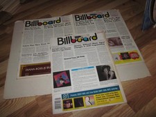 LOT OF 9 VARIOUS BILLBOARD MAGAZINES 1972 1979 1981 1983