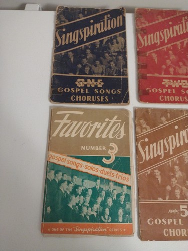 Vtg 30s-40s Singspiration 5 Songbooks Gospel Music Crusade Christian Hymns - Picture 2 of 8