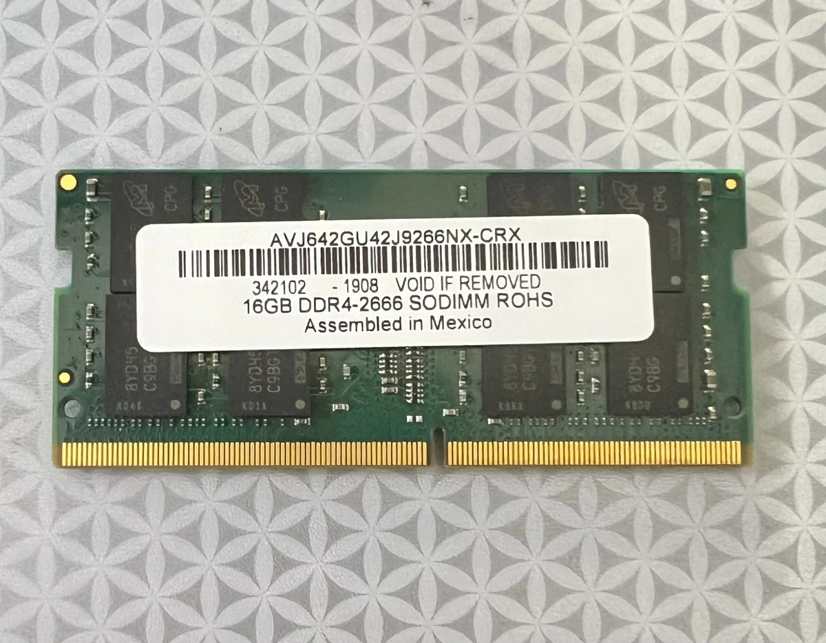 SO-DIMM DDR4 SDRAM 16 GB Total Capacity Memory (RAM) for sale | eBay