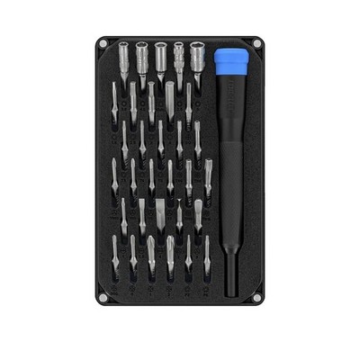 iFixit Moray Präzisions-Bit-Set 32 Bits Schwarz Blau   Ergonomischer Griff