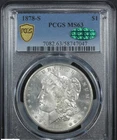 1878-S PCGS MS63 CAC MORGAN SILVER DOLLAR