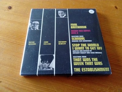Peter Sellers Joan Collins Anthony Newley Fool Britannia 2 CD Set (Sealed)