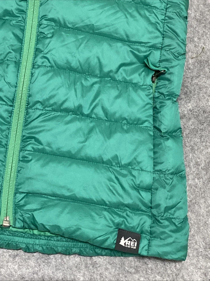 REI Co-op kids Down green puffer vest  Size 10/12 Green Lightweight Mint! - Image 3 of 4