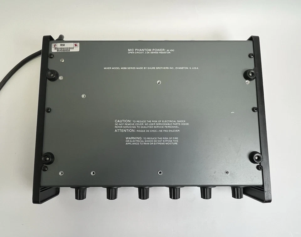 Shure M268 4 Channel Microphone Mixer - Black - Image 4 of 4