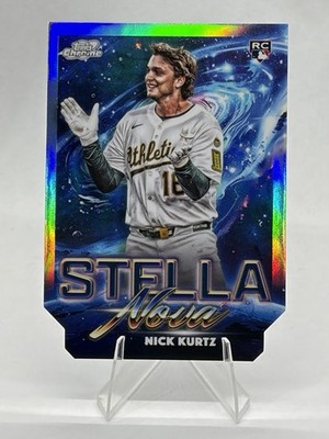 2025 Topps Chrome Cosmic Stella Nova Die-Cut #SN-18 Nick Kurtz RC Rookie
