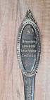 LETTER OPENER ADV. HIRAM WALKER   SILVER PLATE  over BRONZE — photo 3