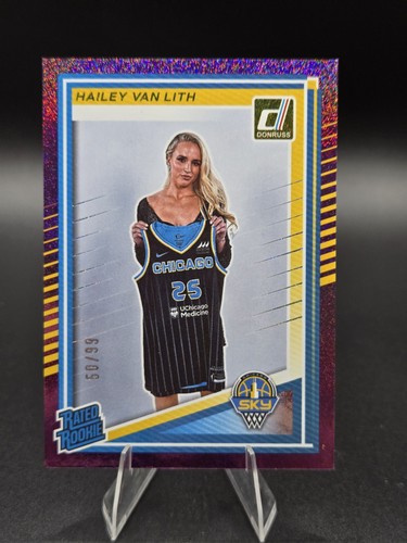 2025 Panini Donruss WNBA - Rated Rookie Hailey Van Lith #88 Purple Rfr 50/99...