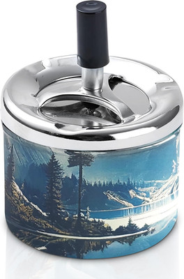 cigarette ashtray with lid Vintage Cigarettes Ashtray with Lid for Indoor or Outdoor Cigar Ashtrays  for Men