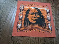 Hav-A-Hank Vintage Native American Southwest Aztec Bandana Handkerchief