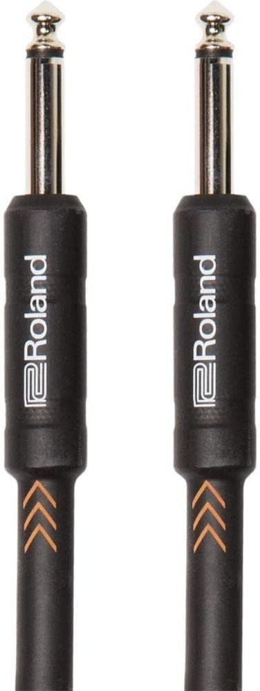 Roland RIC-B3 Black Series Instrument Cable, Black, Length: 3Ft/1M
