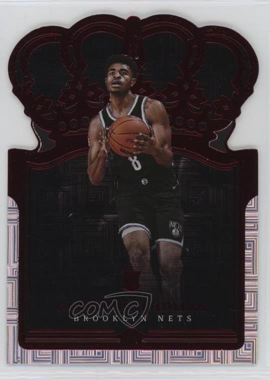 2021-22 Panini Crown Royale Asia Red Cameron Thomas #25 Rookie RC 18t1