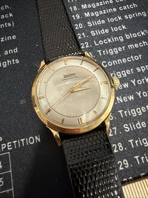 Solid 18k Gold Vintage OMEGA Chronometre Bumper Automatic