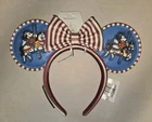 NEW Disney Parks 2026 Loungefly Boardwalk Mickey & Minnie Carousel Ear Headband