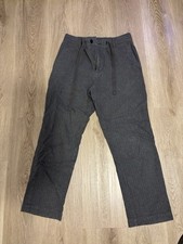 JA ANDERSON UNIQLO Men's Smart Ankle Pants Size Small gray stripe