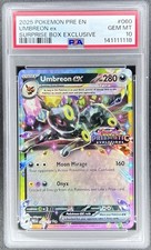 PSA 10 Umbreon ex 060/131 *Stamped* Surprise Box Exclusive Promo Pokemon TCG