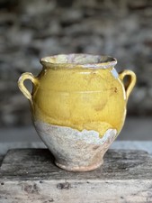 Antique French Demi Glaze Confit Pot Jar