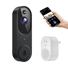 Smart Video Doorbell Camera Wireless, AI Human Detection and Instant Alerts, ...