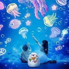 Starry Sky Projector Small Night Lamp Toy Wall Projector Story Telling Wall Fant