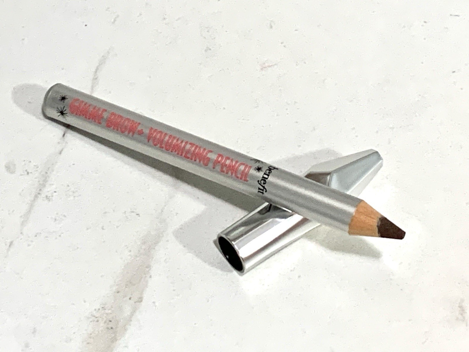 Travel size Benefit Gimme Brow +Volumizing Brow Pencil - 4 Warm Deep Brown