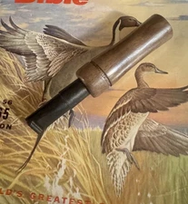 Custom Made Black Walnut Crow Call Turkey Hunting Locater with free lanyard