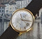 1963 Vintage Omega Seamaster 14k Gold Filled 34mm Automatic Classic and Chic