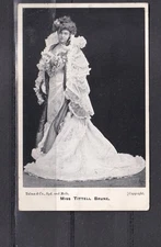 MISS TITTELL BRUNE, AUSTRALIAN ACTRESS, c1910 ppc., used in Victoria.