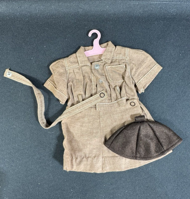 Vintage 1950's 16'' Terri Lee Girl Scout Brownie Outfit Dress & Hat