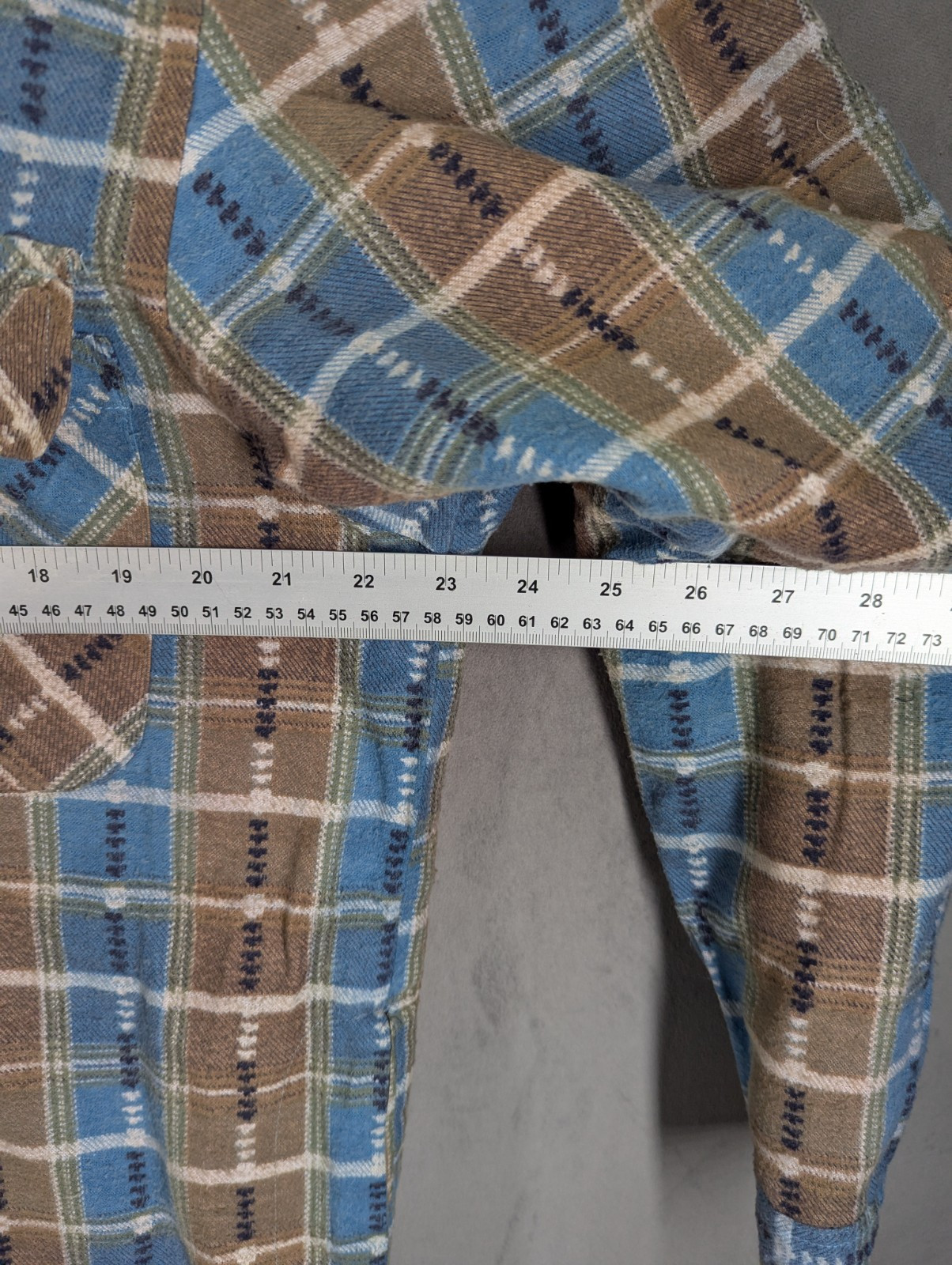 Lumberjack Flannel Shirt Jacket Size Medium Relaxed Fit Aztec Rugged Shacket image 10