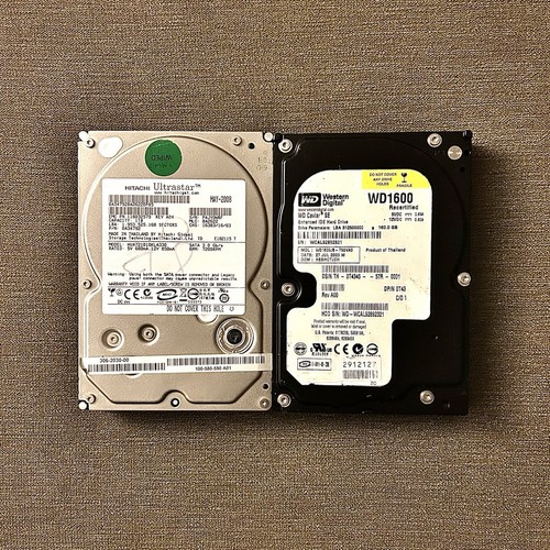 3.5” Hard Drive Bundle Of 2 (Good Condition) UNTESTED - SOLD AS IS! PLZ READ!!!!