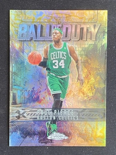 2025 Topps Chrome Paul Pierce Refractors Gold (RAW)