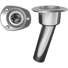 Mate Series C2015Nd Stainless Steel 15° Rod And Cup Holder Open Oval Top