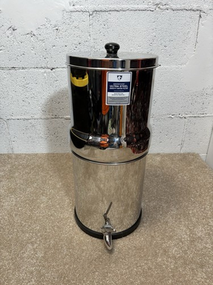 #ad Survivor Filter Ultra Gravity Water Filter System Stainless Steel Countertop $69.99