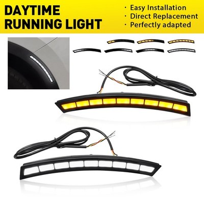For 2023-2024 Honda CR-V CRV LED DRL Daytime Running Light Fog Lamp Turn Signal