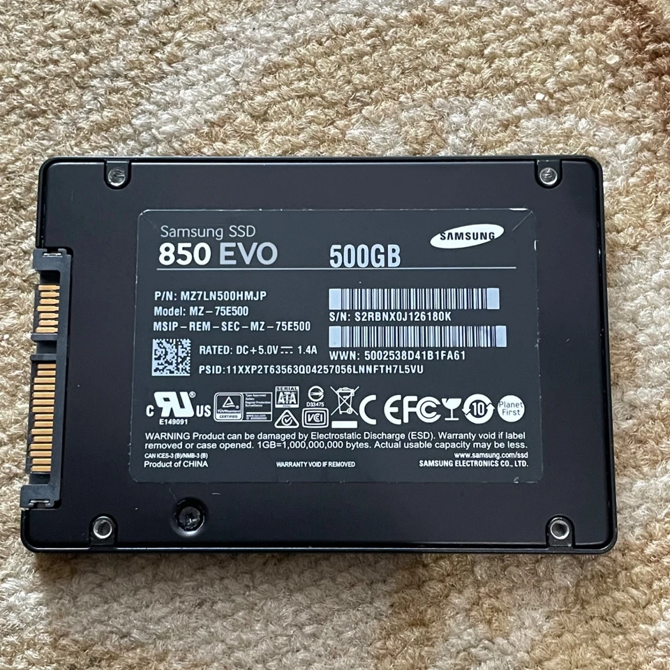 SAMSUNG 500GB SSD + External Hard Disk USB 3.0 2.5" Portable Storage enclosure  - Image 3 of 3