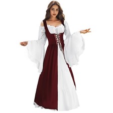 Renaissance Dress Women Medieval Dress Ren Faire Costume Renaissance Outfit I...
